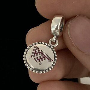 ✨🔥Pandora College Virginia Tech University Dangle Charm